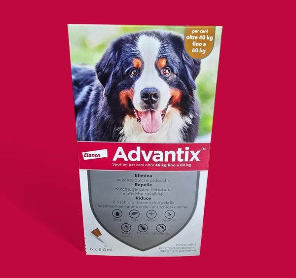 Bayer Advantix™ spot-on fiale antiparassitarie per cani confezione risparmio per allevatore